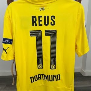 Borussia Dortmund soccer jersey. Champions league edition. Marco Reus